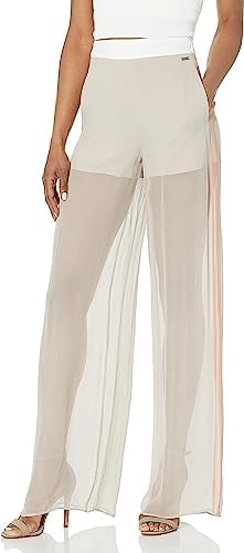 Emporio Armani Women's See Through Legs Viscose Pants