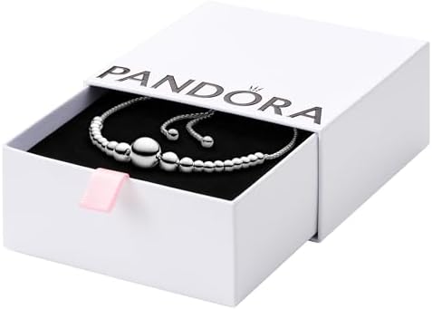 Pandora String of Beads Slider Bracelet Signature Bracelet for Women - Features Sterling Silver - Gift for Her, With Gift Box