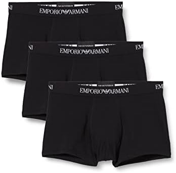 Emporio Armani Men's 3-Pack Cotton Trunks