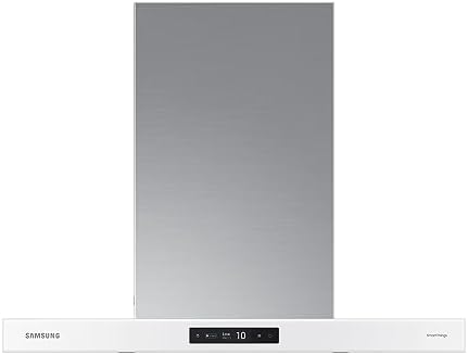 Samsung 30" Bespoke Smart Wall Mount Hood, LCD Display & Touch Control, Triple Air Sensor, Low Noise, WiFi Connected, Clean White, NK30CB700W12AA