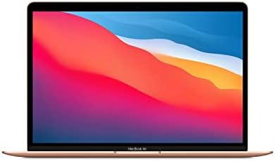 Late 2020 Apple MacBook Air with Apple M1 Chip (13 inch, 8GB RAM, 256GB SSD) Gold (Renewed)
