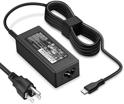 45W for Lenovo Laptop Charger - Chromebook Charger, USB C Fast Power Adapter