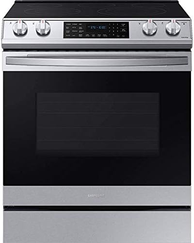 SAMSUNG NE63T8511SS 6.3 cu. ft. Front Control Slide-in Electric Range with Air Fry & Wi-Fi