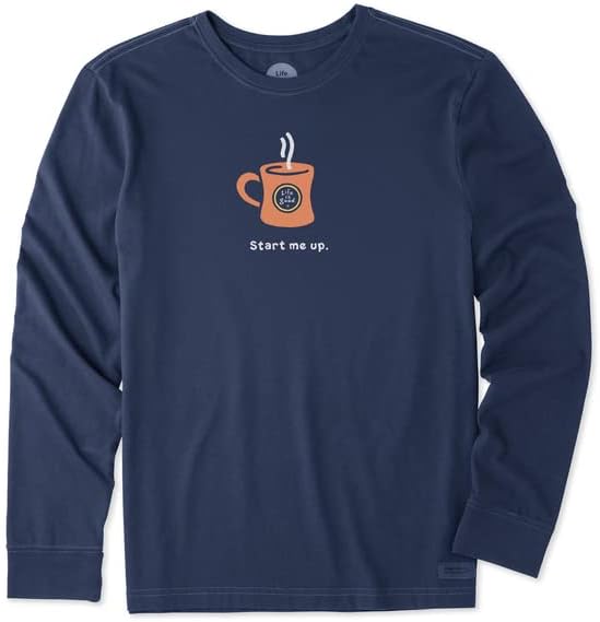 Men's Start Me Up Long Sleeve Crusher Tee