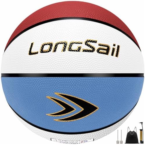 Longsail Indoor/Outdoor Basketballs 29.5"- Basketball Ball Size 7, Composite Leather/Microfiber/Premium Rubber, for Women Men Youths