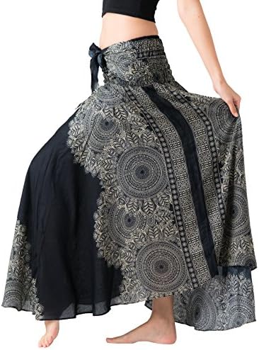 Long Skirts for Women Maxi Boho Skirt Floral Print