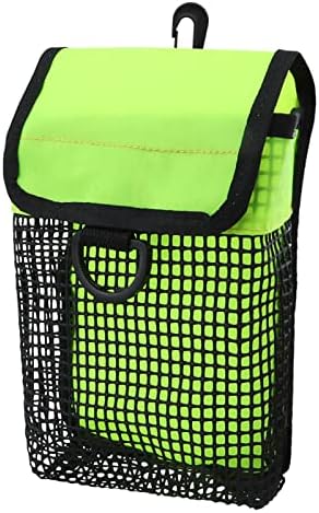 Scuba Diving Gear Bag, Finger Reel/SMB Safety Surface Marker Buoy Mesh Storage Pocket, Snorkeling Equipment Holder Carry Pouch