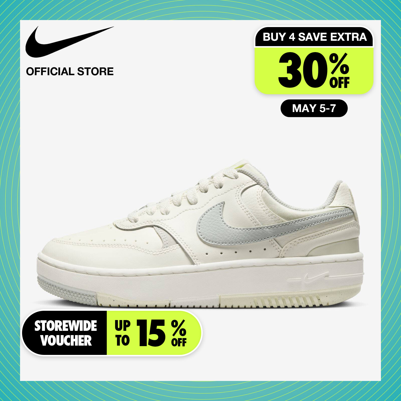 Nike Women's Gamma Force Shoes - Sail