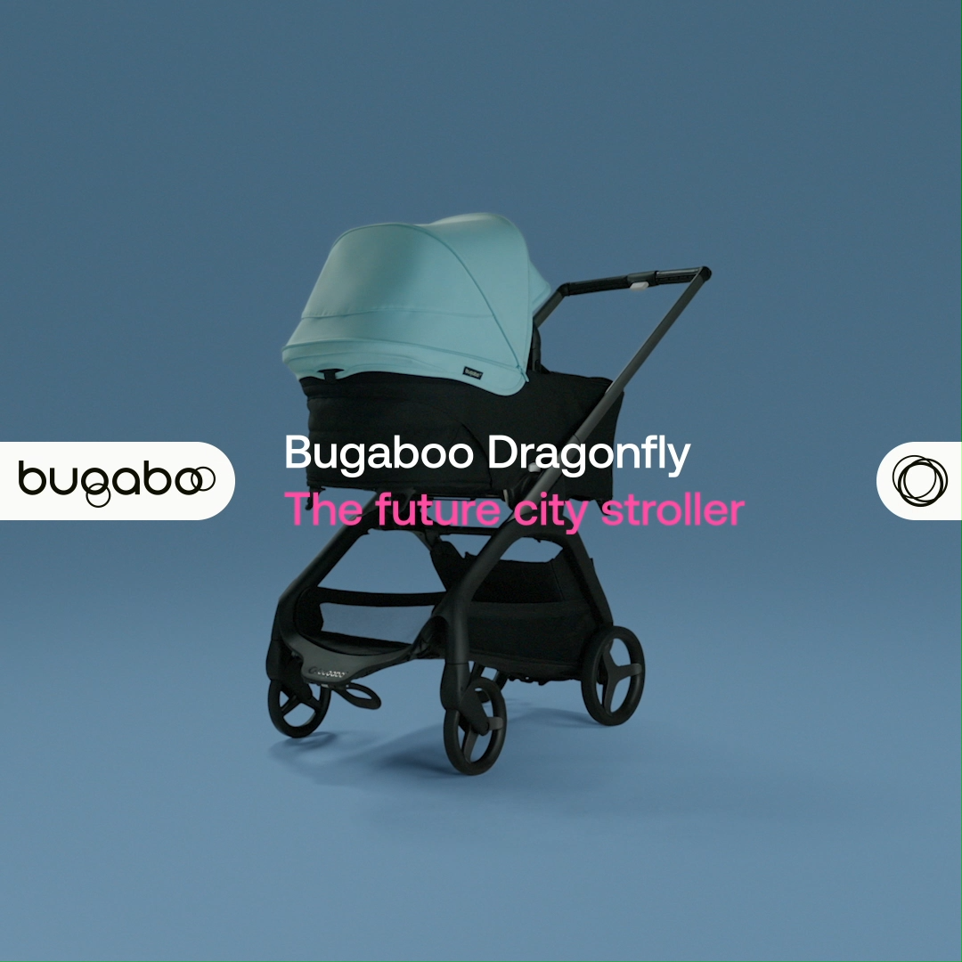 Bugaboo Dragonfly Complete Stroller - The future city stroller (Blk/Blk&Graphite/Blk available)