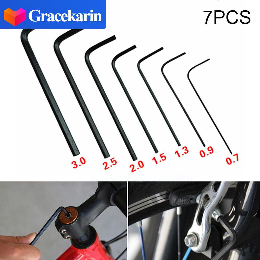 Gracekarin 0.7/0.9/1.3/1.5/2/2.5/3mm Micro Hex Wrench Home Tool Maintenance Hexagon Hard NEW