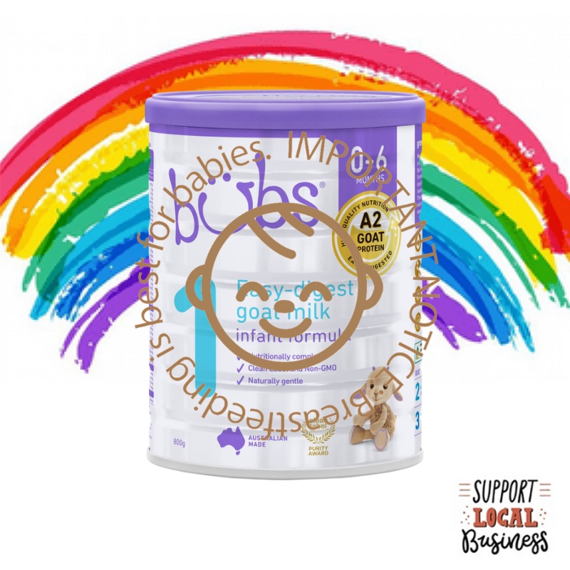 [Crazy Sale] Bubs Organic Australian Goat Milk Infant Formula Stage 1 (0-6 months)