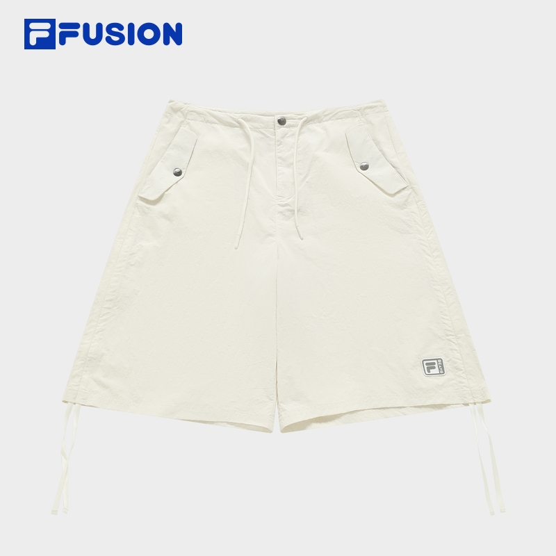 FILA FUSION x BEAMS Women Woven Pants in Ash