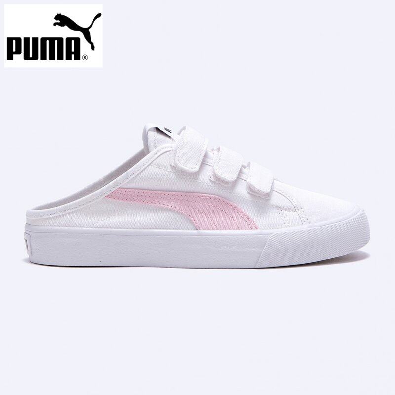 Puma Women's Bari Mule Velcro 394289-03 White Pink.
