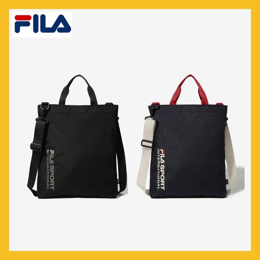 FILA Korea 2 Way Basic Tote Bags 2 Colors